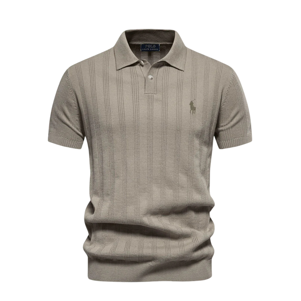 Polo texturé pour homme RL