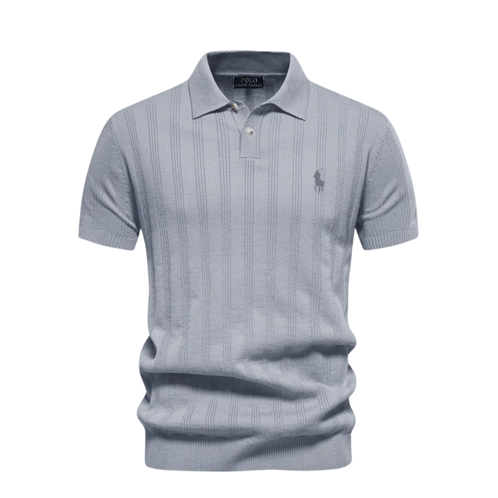 Polo texturé pour homme RL