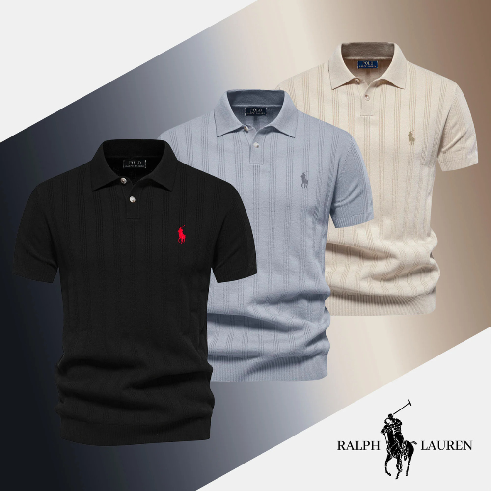 Polo texturé RL pour homme - Stock limité