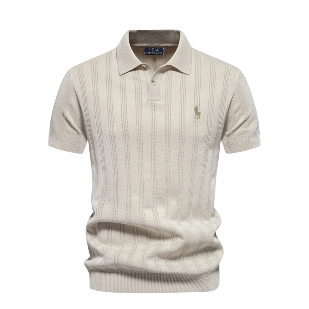 Polo texturé pour homme RL