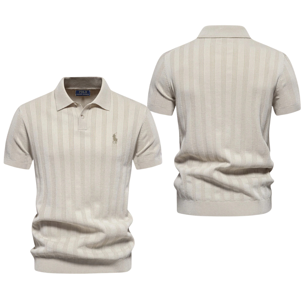 Polo texturé pour homme RL