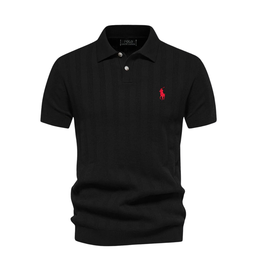 Polo texturé pour homme RL