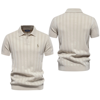 Polo texturé pour homme RL