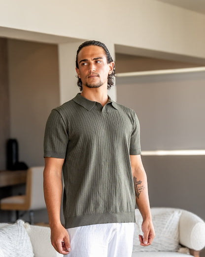 Polo côtelé Premium
